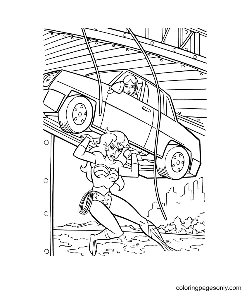 Wonder Woman Coloring Pages 57