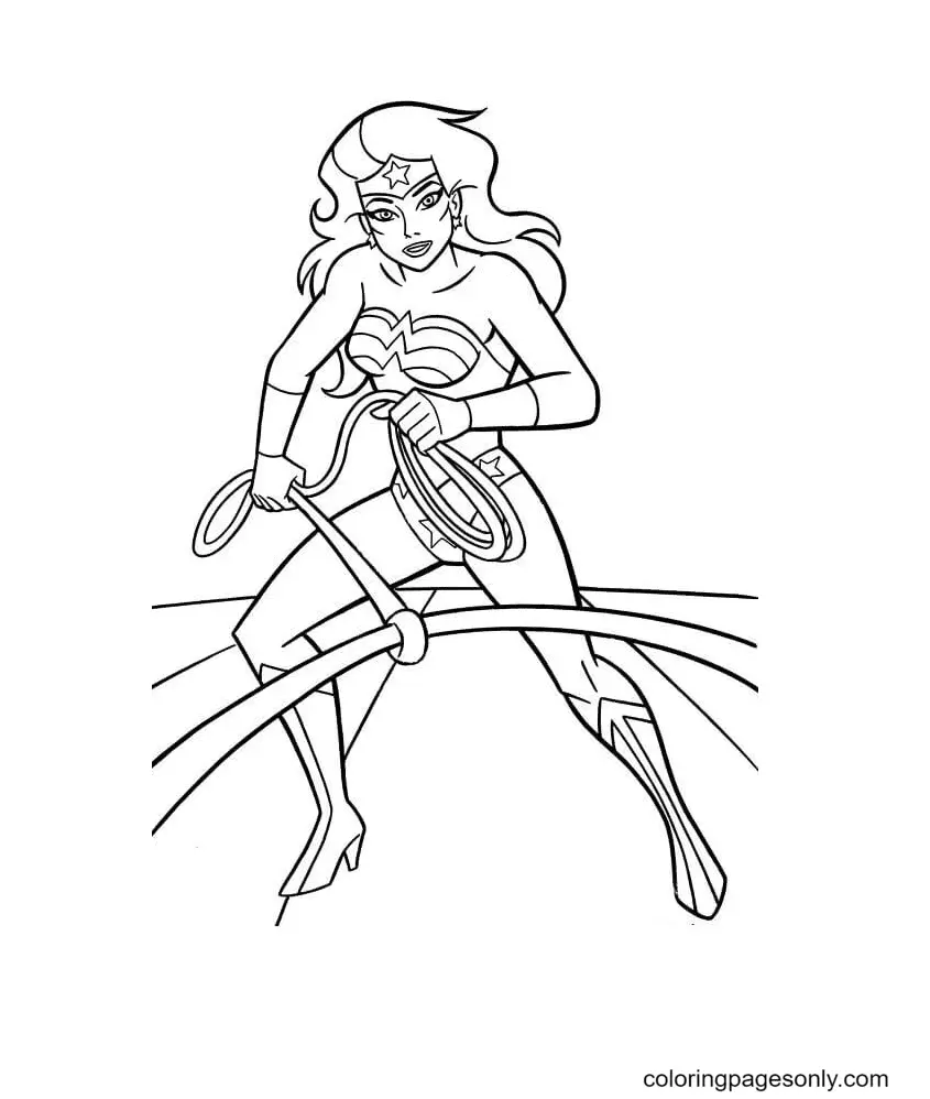 Wonder Woman Coloring Pages 63
