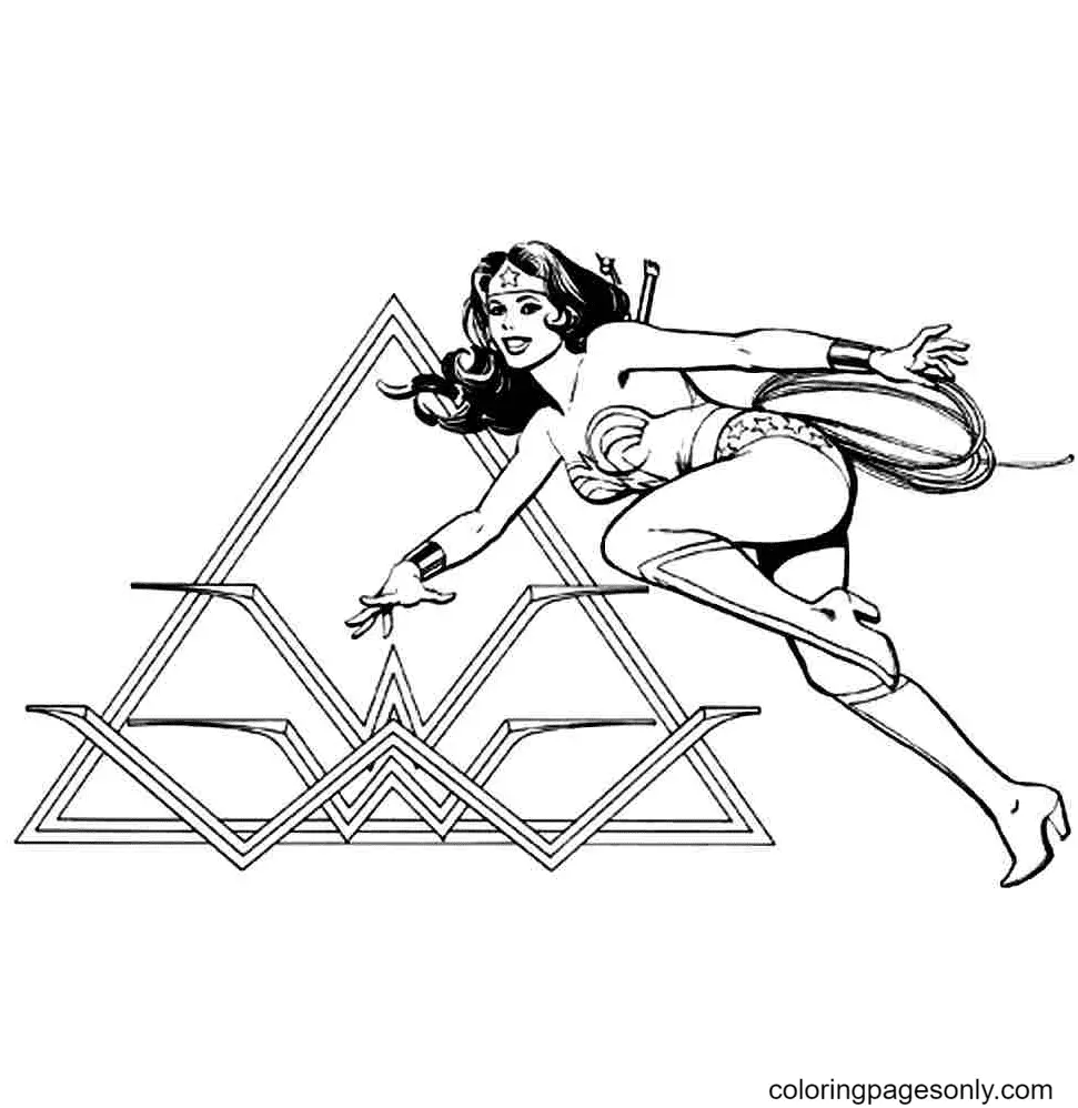 Wonder Woman Coloring Pages 65