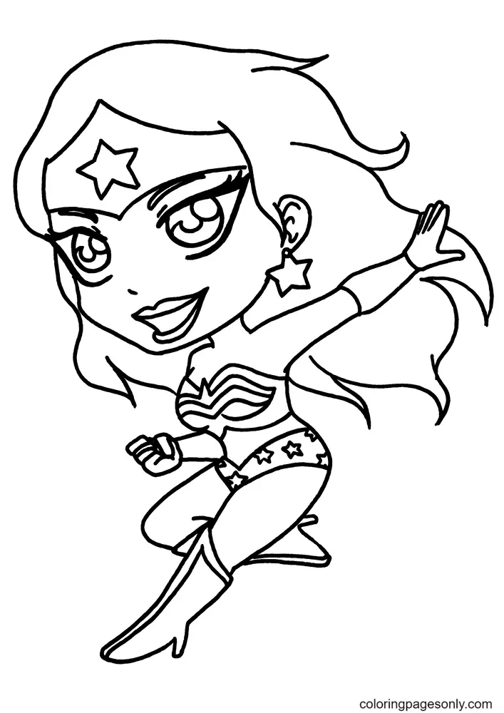 Wonder Woman Coloring Pages 72