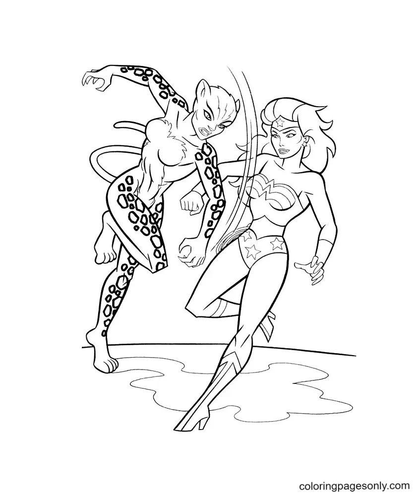 Wonder Woman Coloring Pages 83