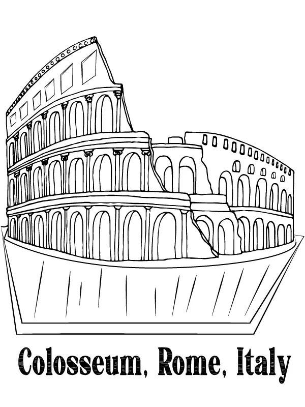 Wonders of the World Coloring Pages 5