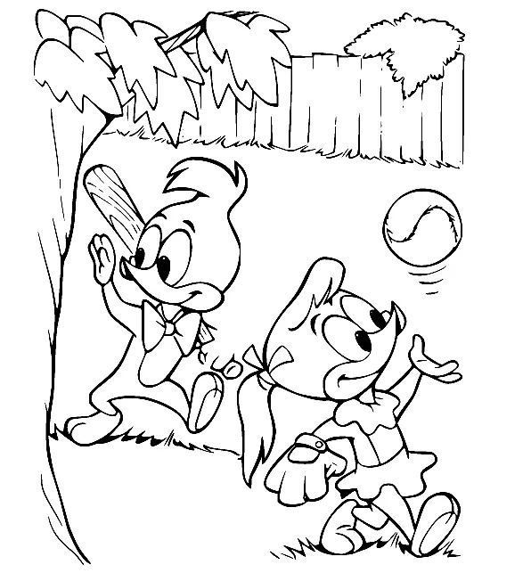 Woody Woodpecker Para Colorear 103