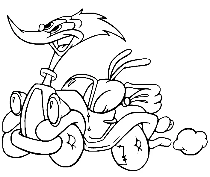 Woody Woodpecker Para Colorear 108