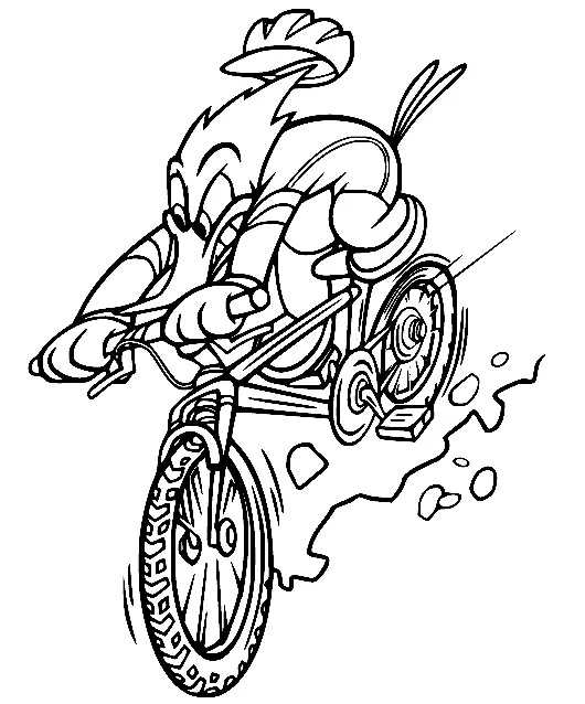 Woody Woodpecker Para Colorear 21