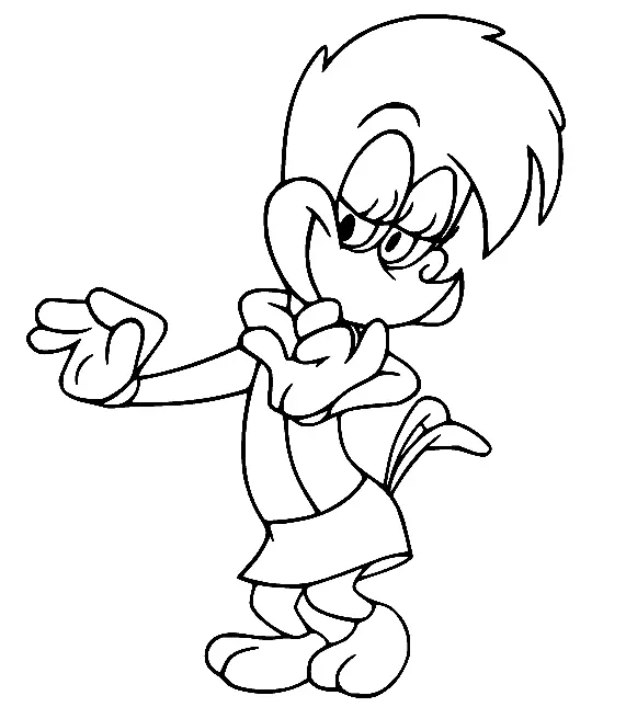 Woody Woodpecker Para Colorear 24