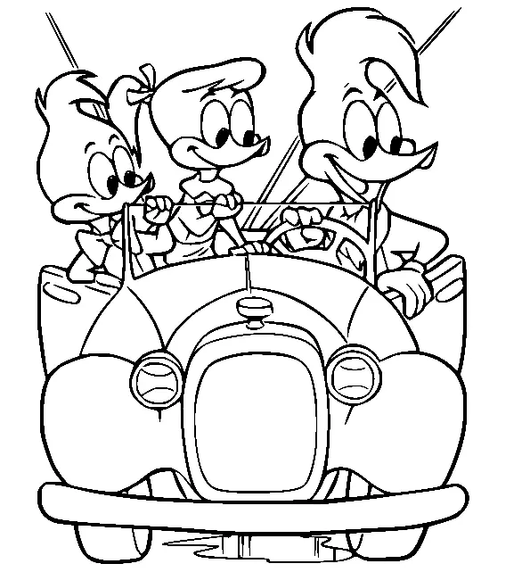 Woody Woodpecker Para Colorear 28