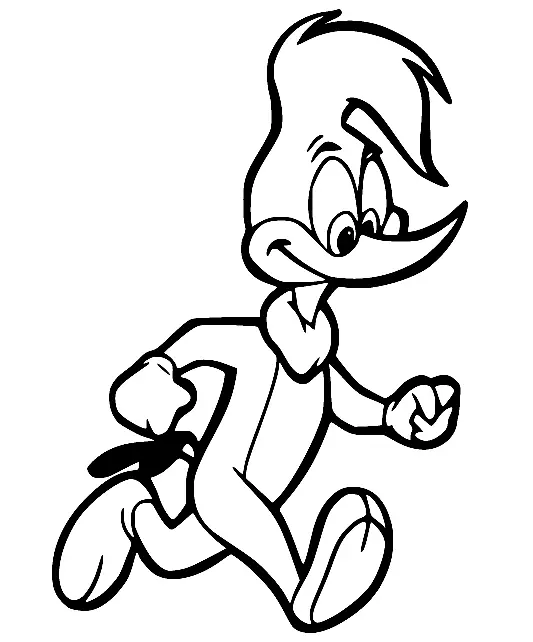 Woody Woodpecker Para Colorear 31