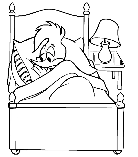 Woody Woodpecker Para Colorear 34
