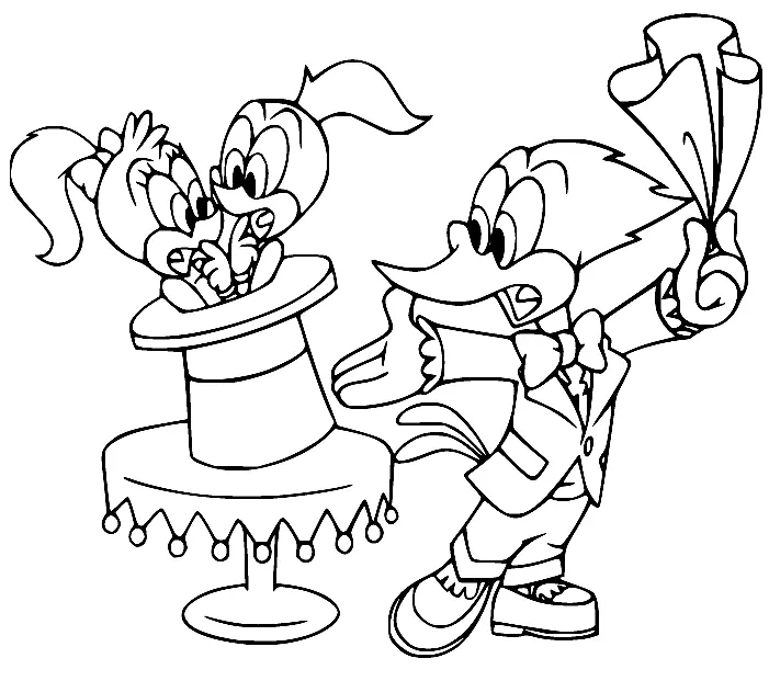 Woody Woodpecker Para Colorear 35