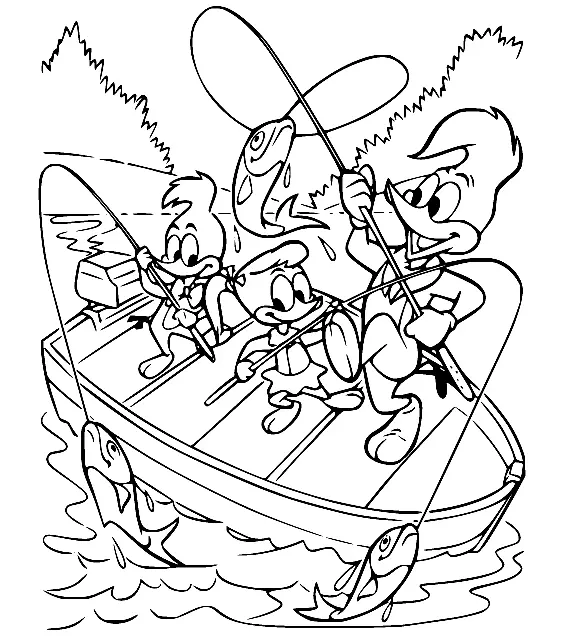 Woody Woodpecker Para Colorear 36