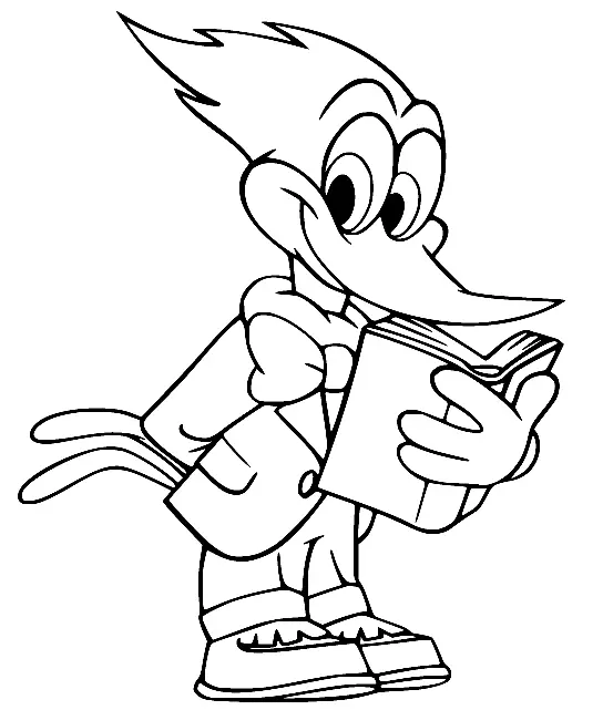 Woody Woodpecker Para Colorear 37