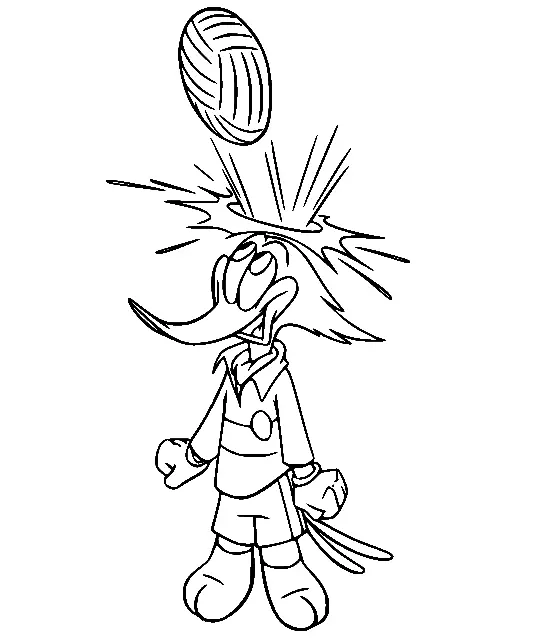 Woody Woodpecker Para Colorear 47