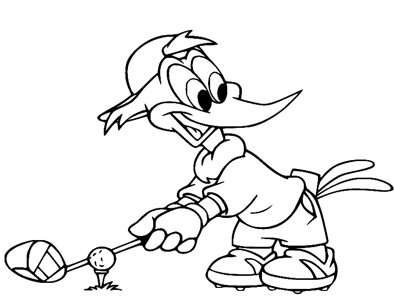 Woody Woodpecker Para Colorear 52