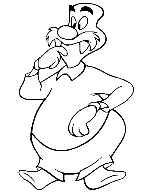 Woody Woodpecker Para Colorear 68