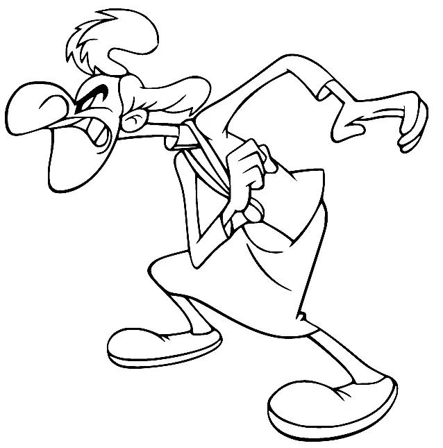 Woody Woodpecker Para Colorear 76