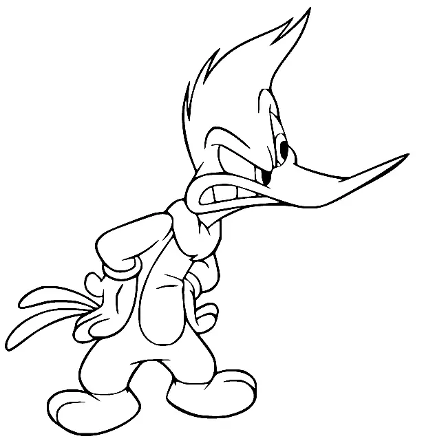 Woody Woodpecker Para Colorear 78