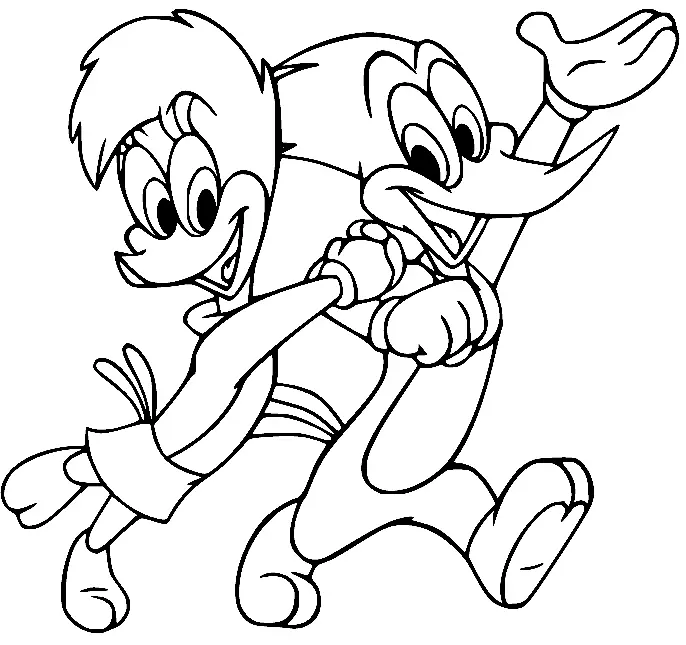 Woody Woodpecker Para Colorear 82