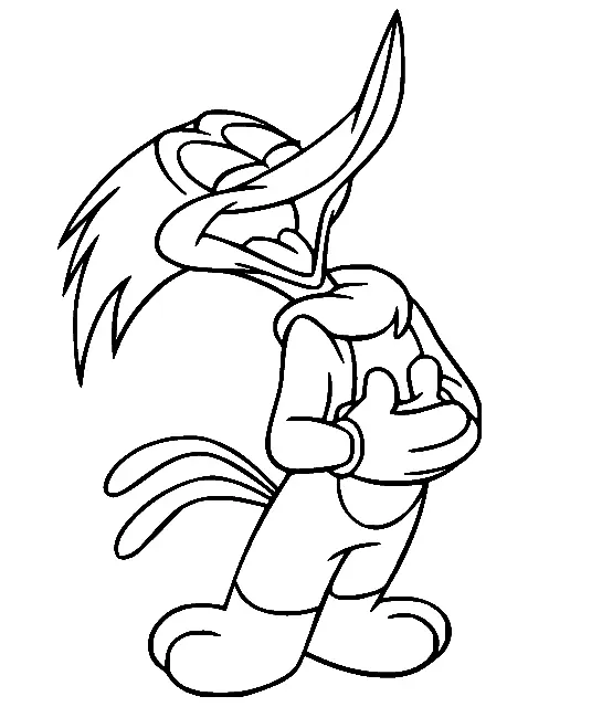 Woody Woodpecker Para Colorear 83