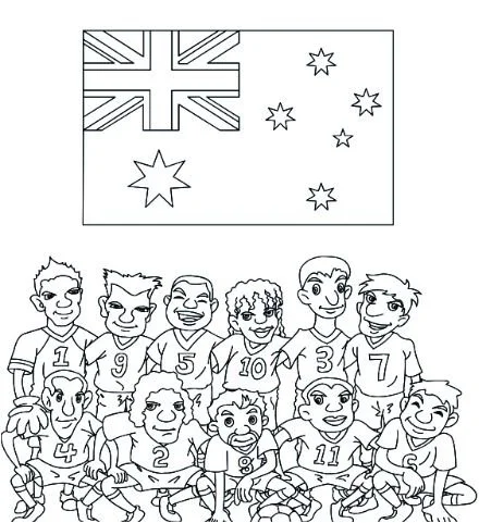 Desenhos de Das Bandeiras Da Copa Do Mundo 2018 Para Colorir 120