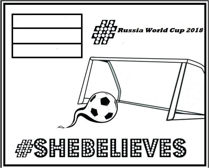Desenhos de Das Bandeiras Da Copa Do Mundo 2018 Para Colorir 19