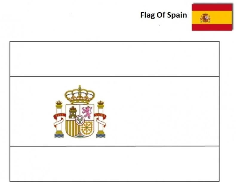 Desenhos de Das Bandeiras Da Copa Do Mundo 2018 Para Colorir 2
