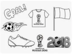 Desenhos de Das Bandeiras Da Copa Do Mundo 2018 Para Colorir 23