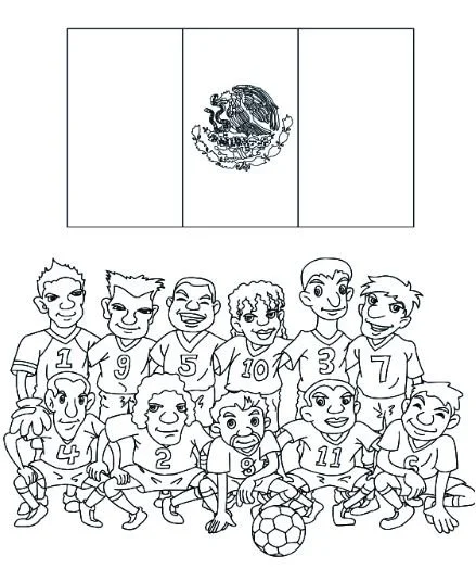 Desenhos de Das Bandeiras Da Copa Do Mundo 2018 Para Colorir 31