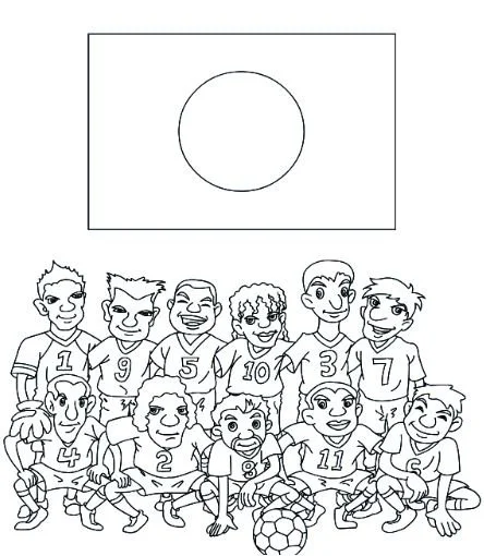 Desenhos de Das Bandeiras Da Copa Do Mundo 2018 Para Colorir 61