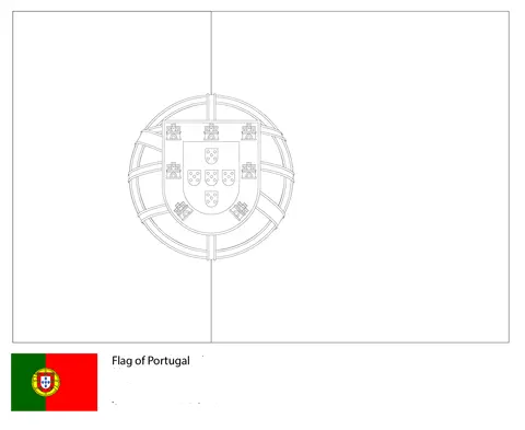 Desenhos de Das Bandeiras Da Copa Do Mundo 2018 Para Colorir 7