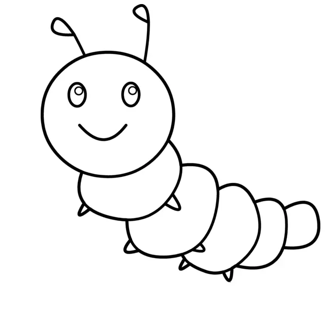 Gusanos Para Colorear 11