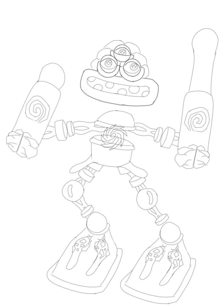Desenhos de Wubbox Para Colorir 15