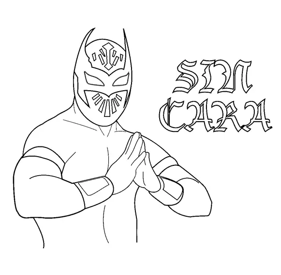 Desenhos de Wwe Para Colorir 16