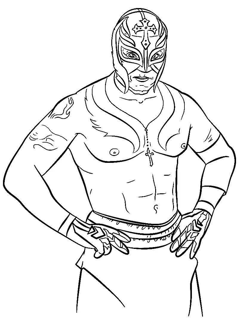 Desenhos de Wwe Para Colorir 28