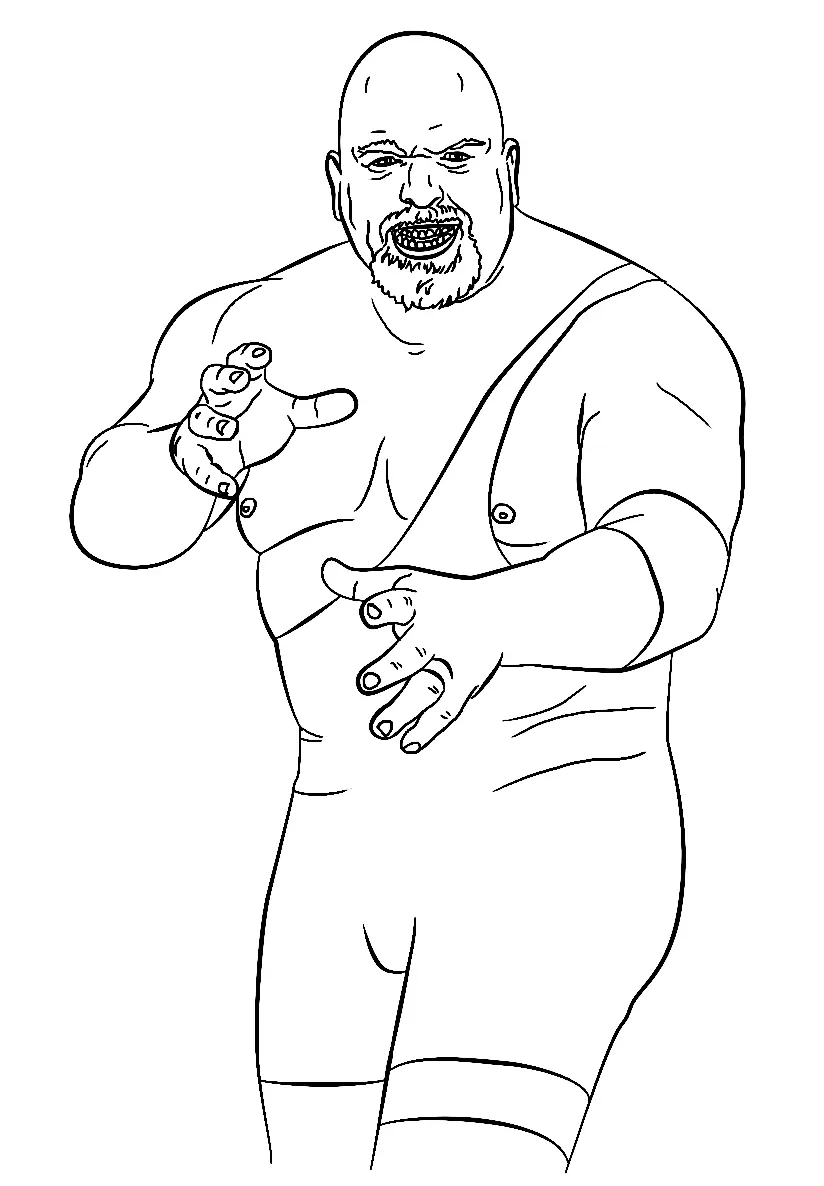 Desenhos de Wwe Para Colorir 41