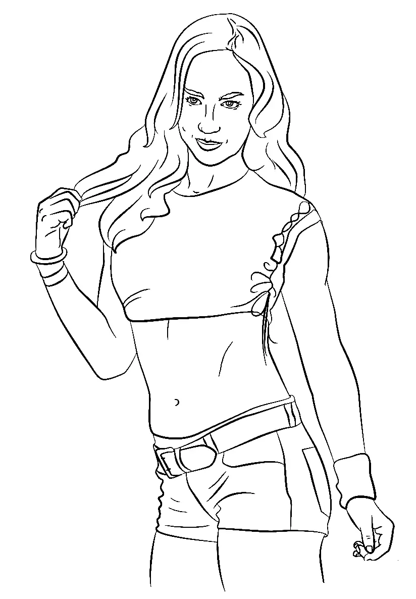 Desenhos de Wwe Para Colorir 44