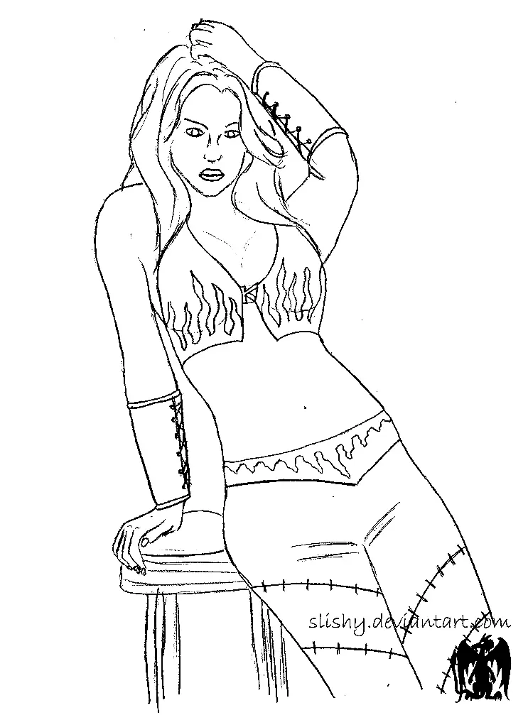 Desenhos de Wwe Para Colorir 45
