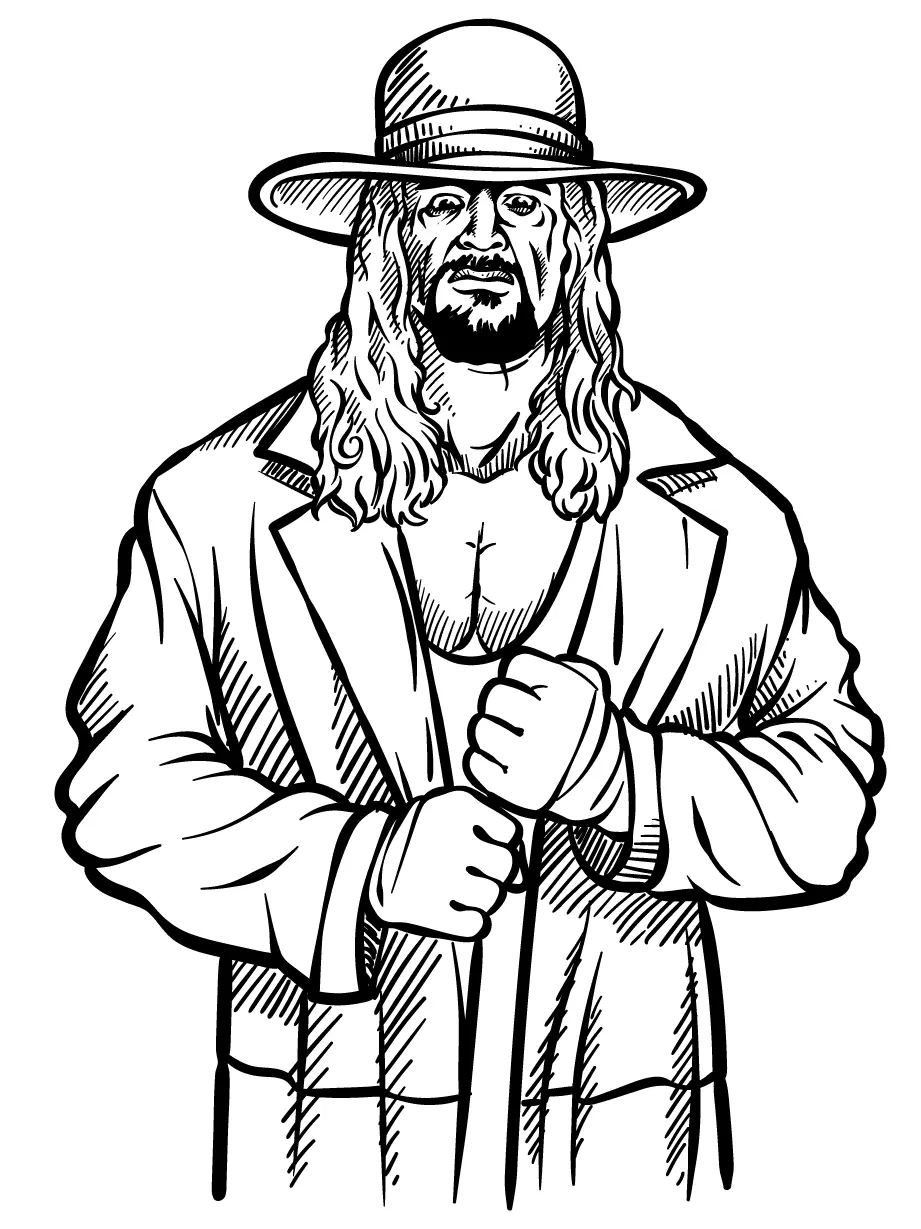Desenhos de Wwe Para Colorir 7