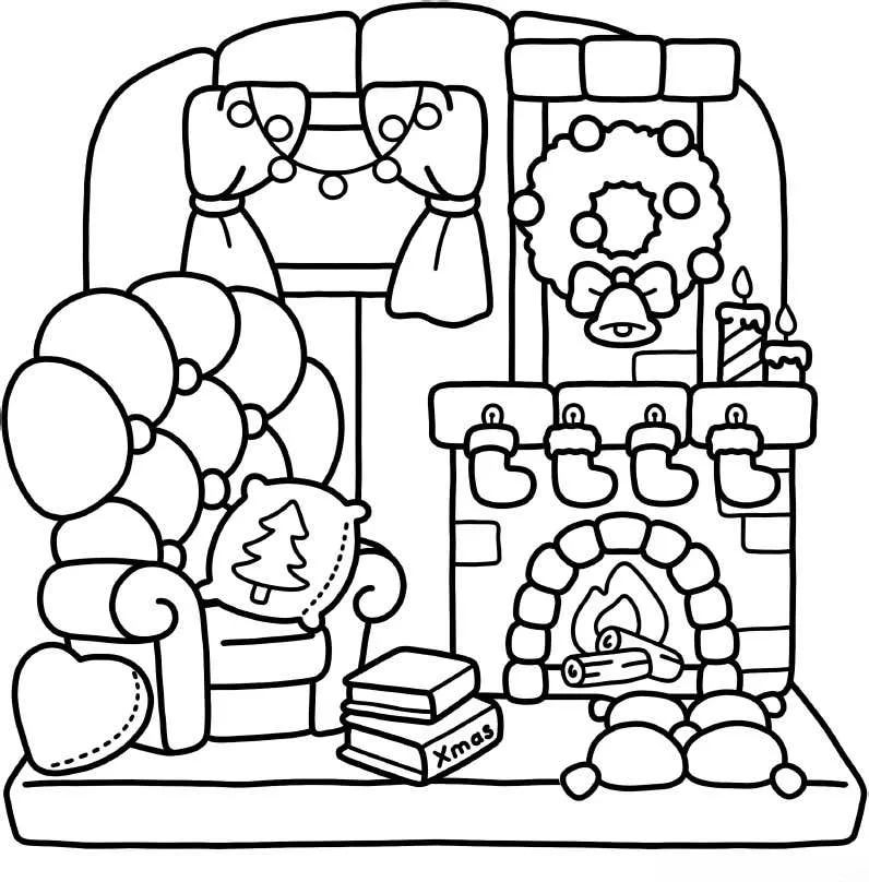 Xmas Ecke Ausmalbilder 15