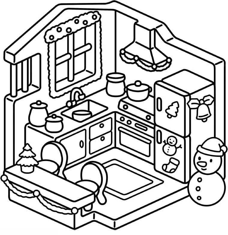 Xmas Ecke Ausmalbilder 17