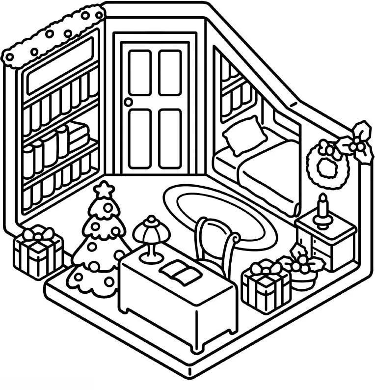 Xmas Ecke Ausmalbilder 25