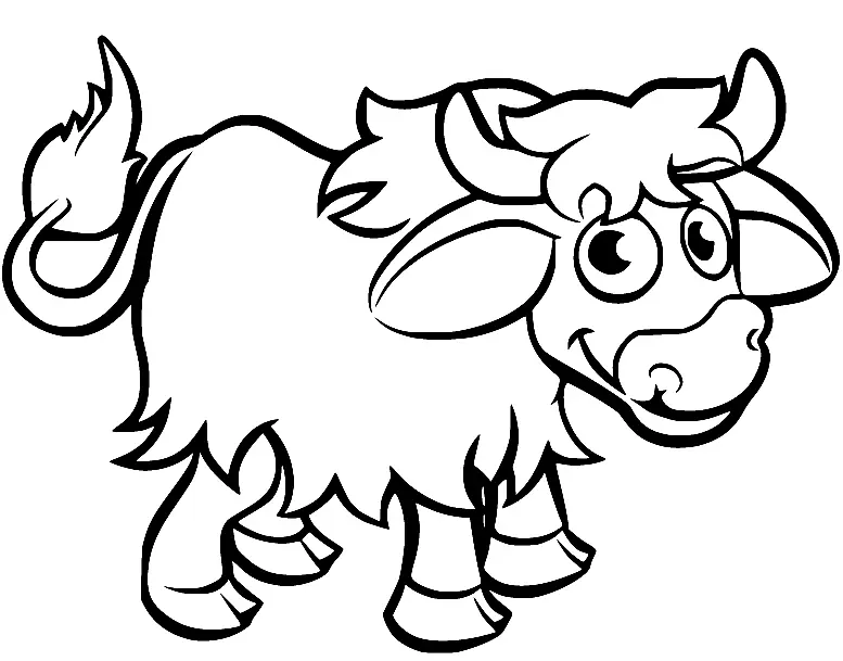 Yak Para Colorear 32
