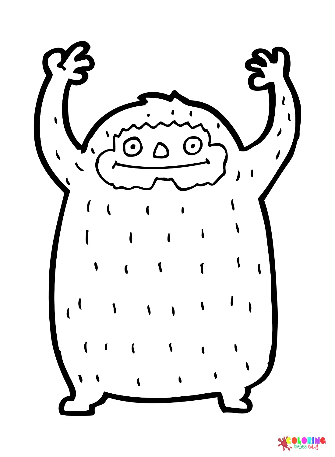 Yeti Coloring Pages 13
