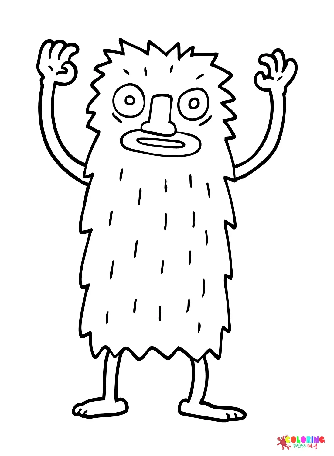 Yeti Coloring Pages 21