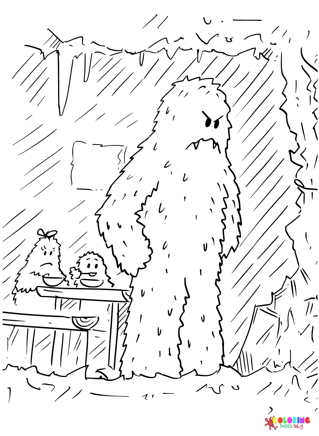 Yeti Coloring Pages 6