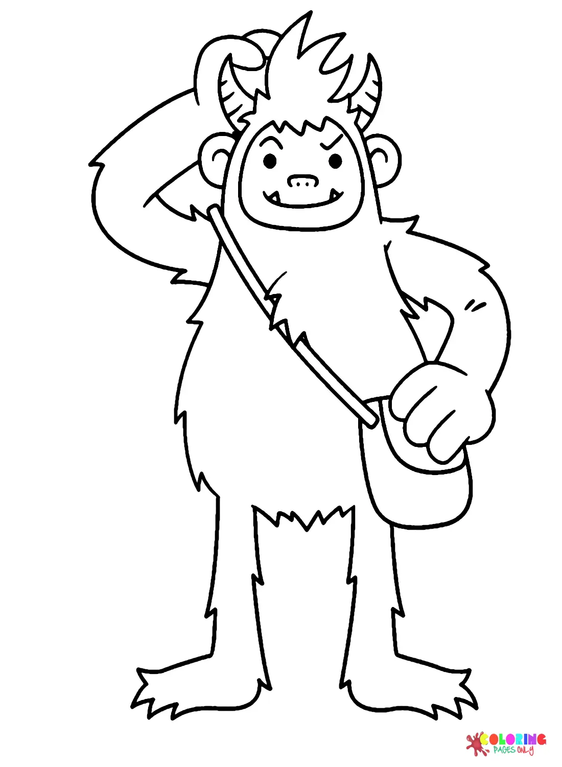 Yeti Coloring Pages 8