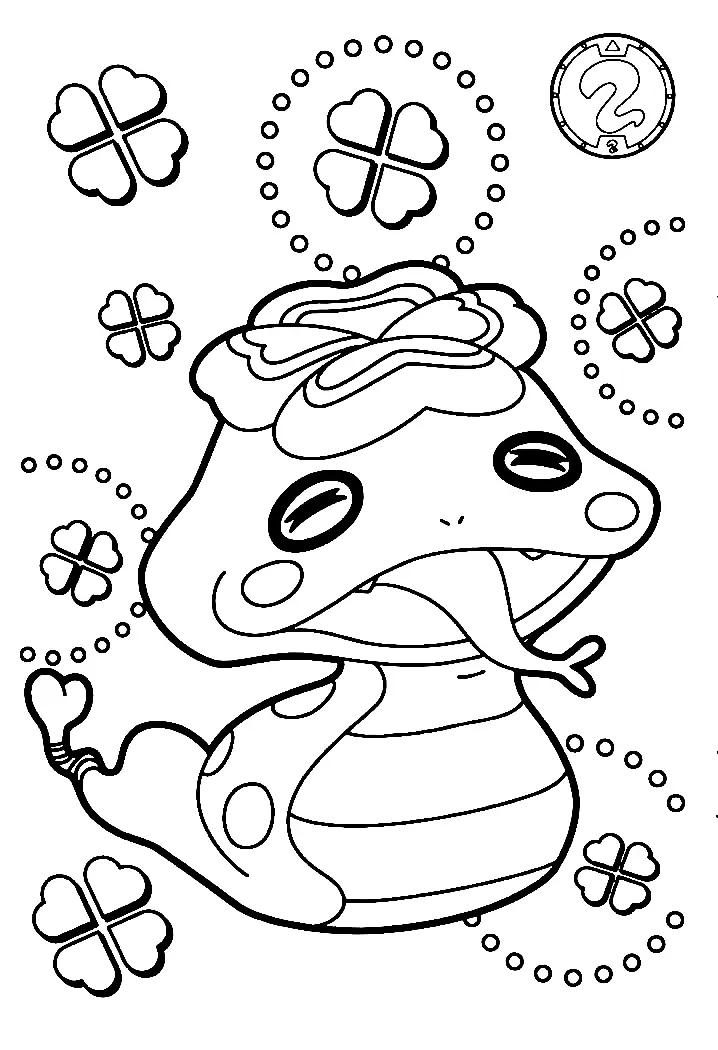 Desenhos de Yo Kai Watch Para Colorir 54