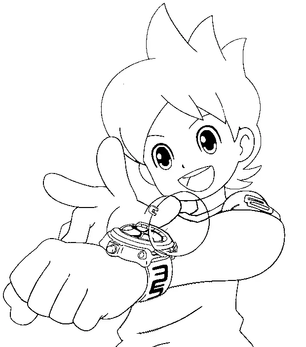 Desenhos de Yo Kai Watch Para Colorir 59