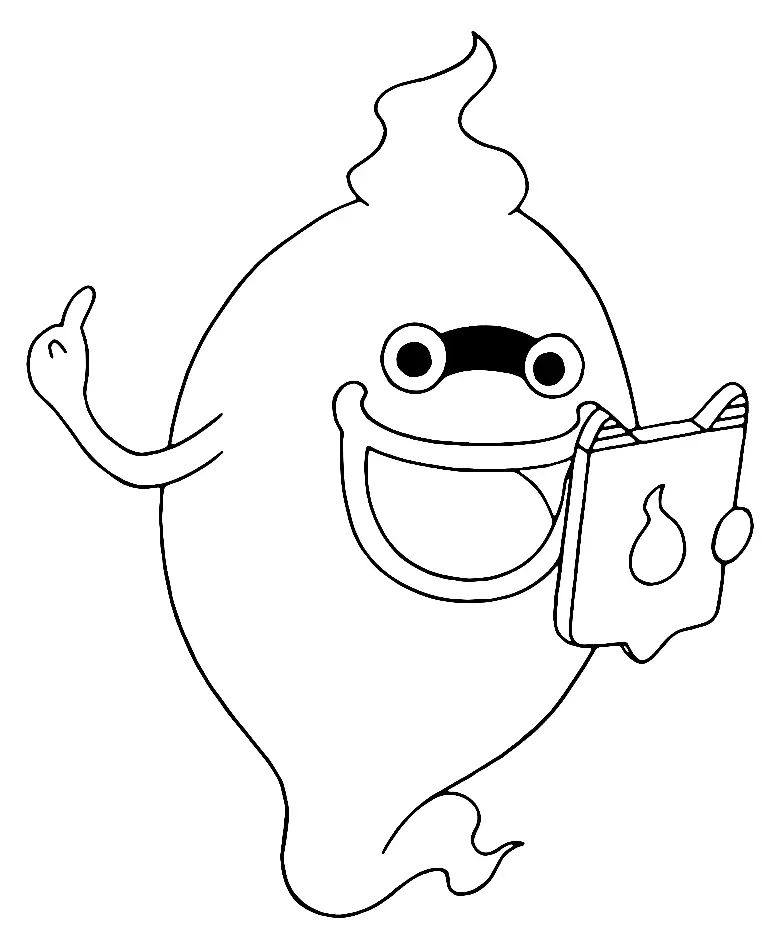 Desenhos de Yo Kai Watch Para Colorir 9