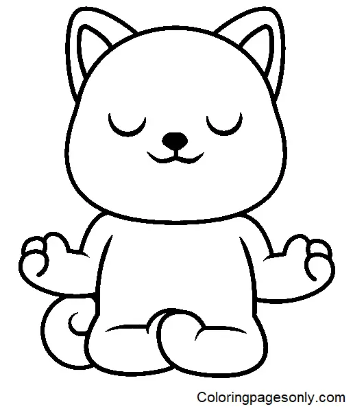 Yoga Para Colorear 18